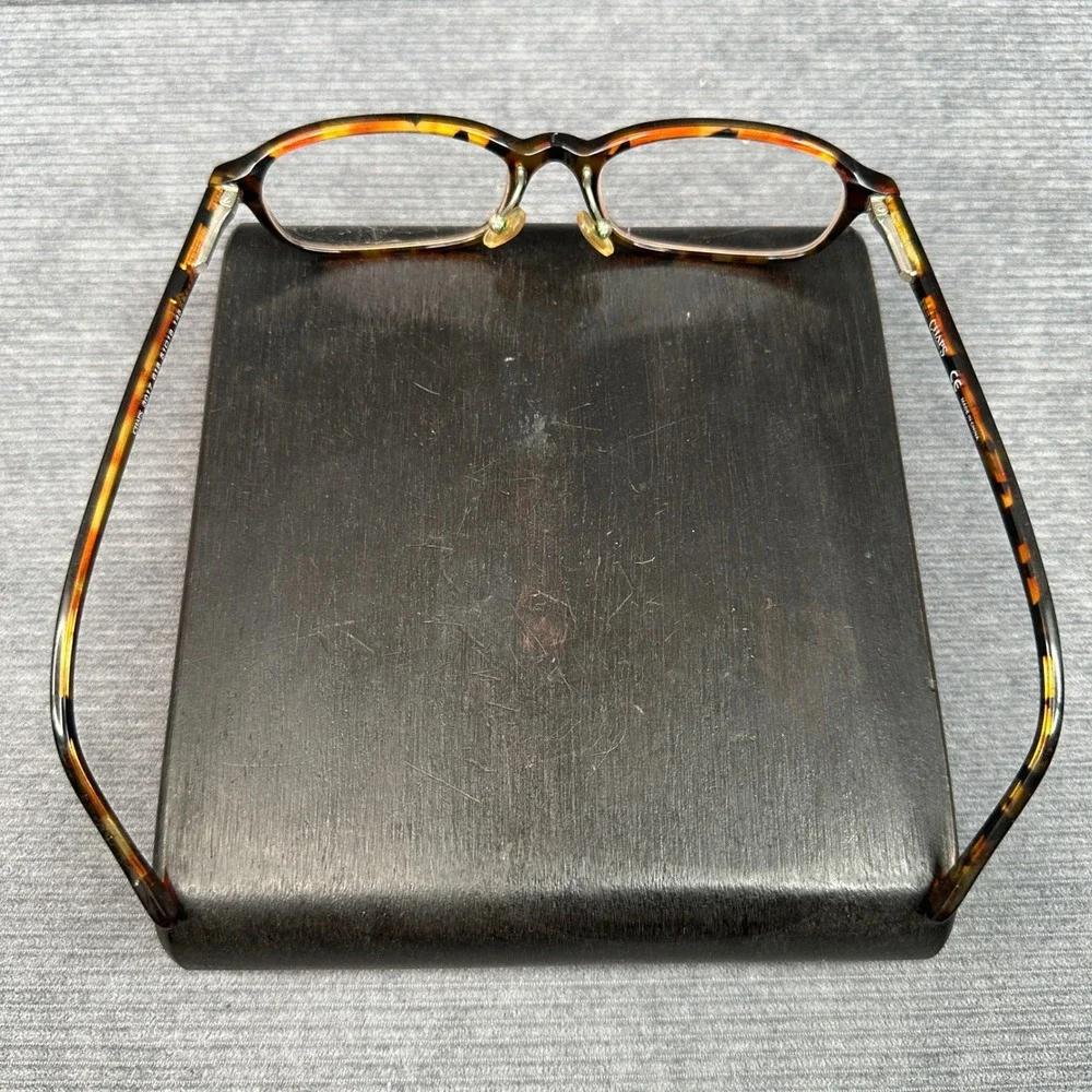 Chaps 3017 618 Black Tortoise Oval Y2KEyeglass‎ Frames 51-18-145 Vintage